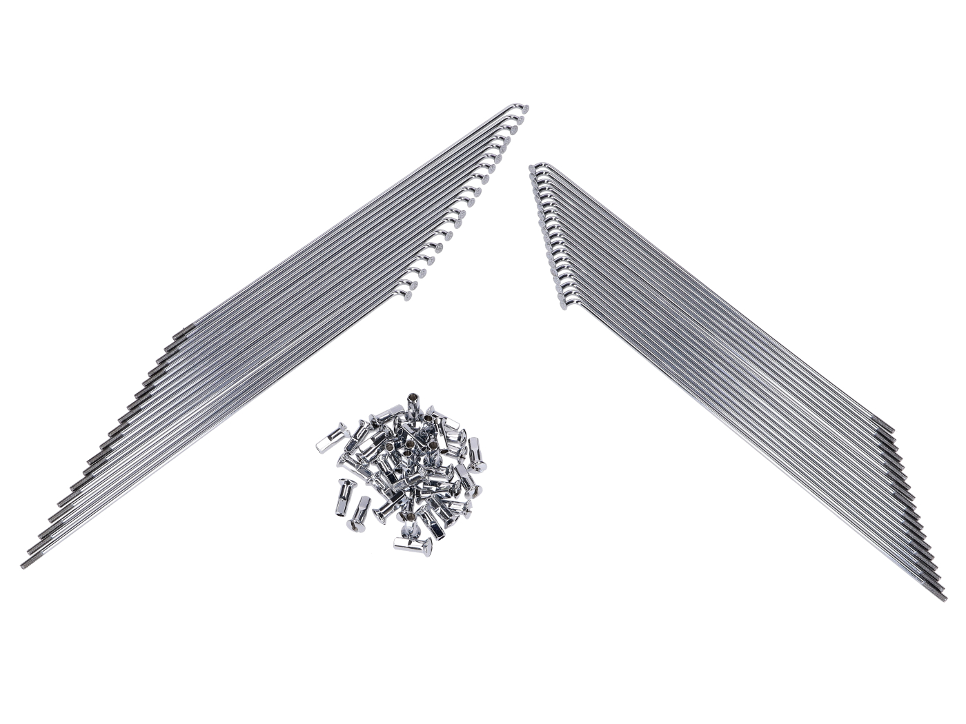 WWS Kleeblatt Sada drátů předního kola pro Zündapp Automatic Moped 442 54560