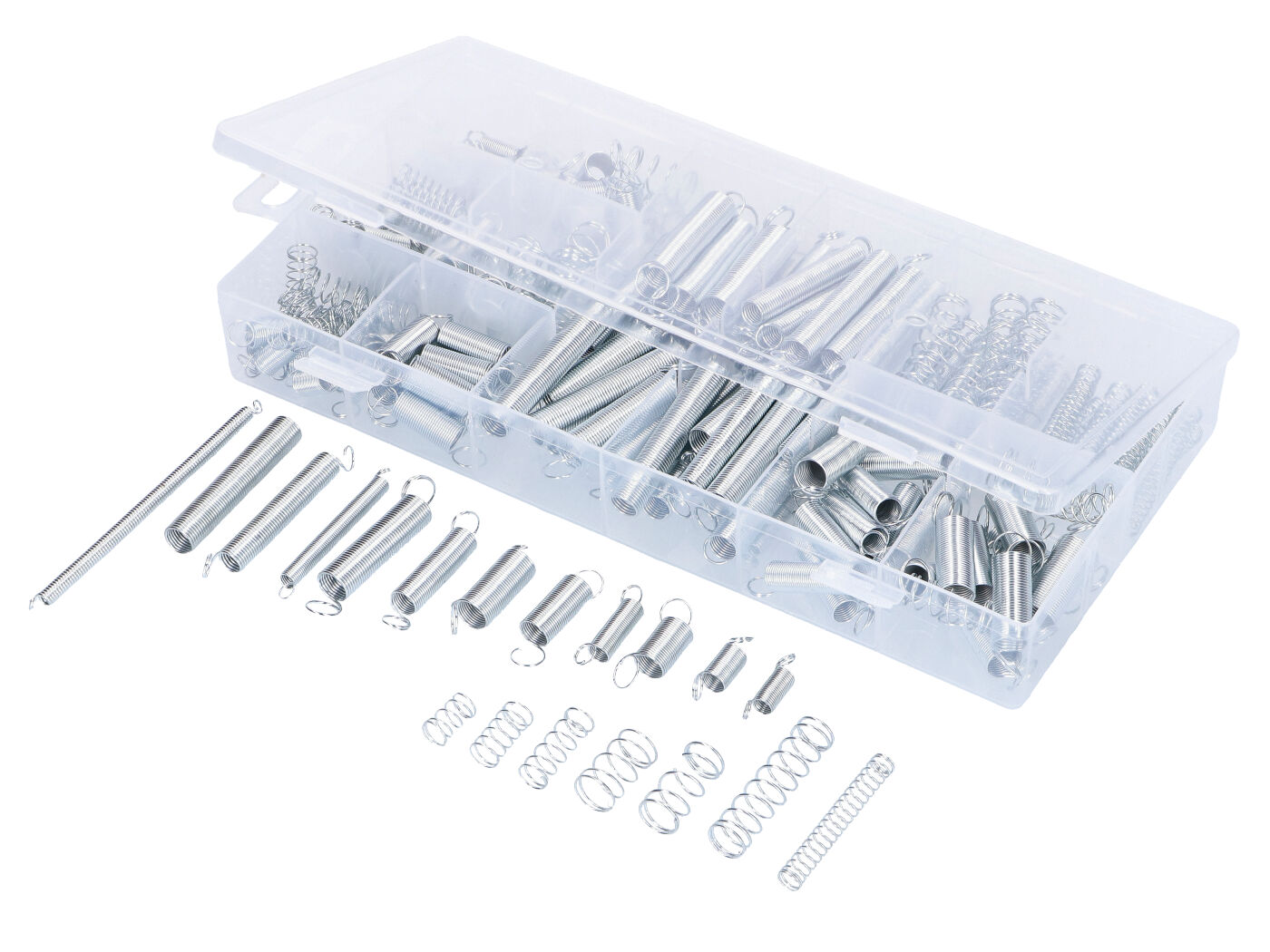 BGS technic Sada tlačných a tažných pružin, box 200 kusů 54978