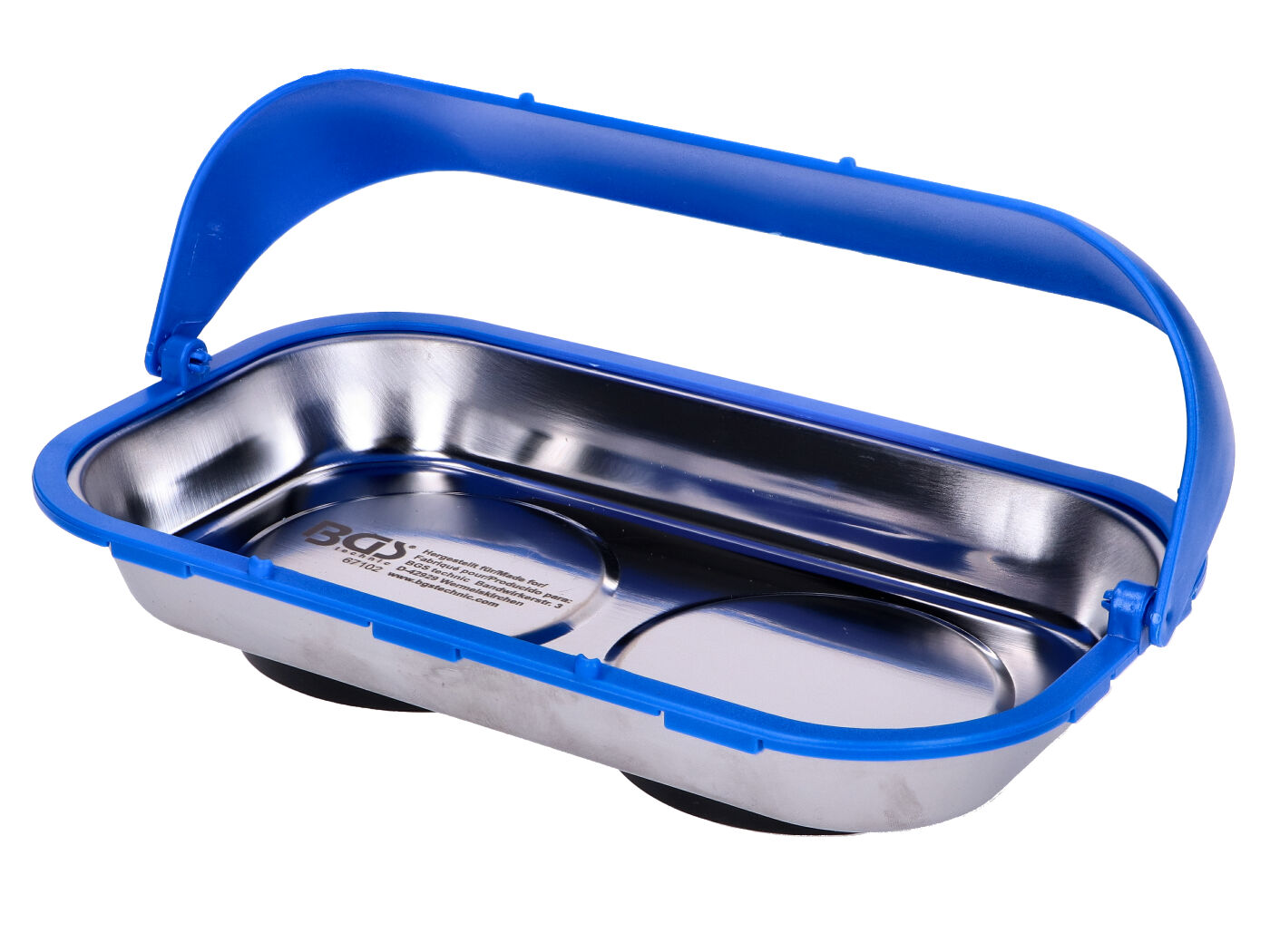 BGS technic Magnetická miska na díly se síťkou 249x152 mm 54990