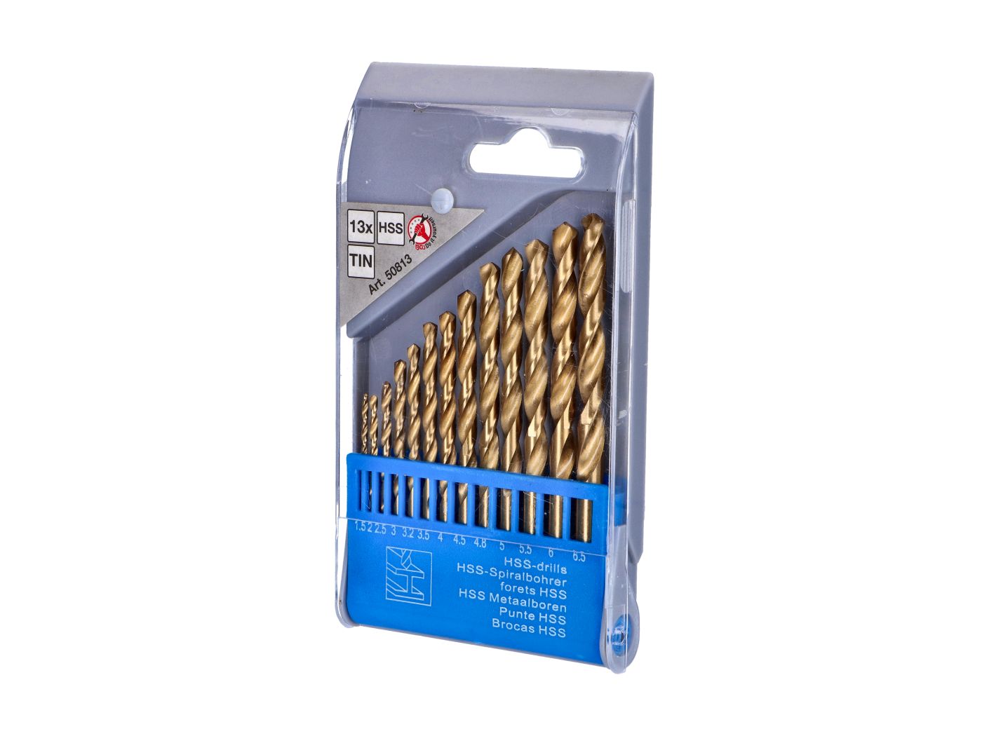 BGS technic Sada vrtáků HSS 1,5–6,5 mm 13dílná sada 54999