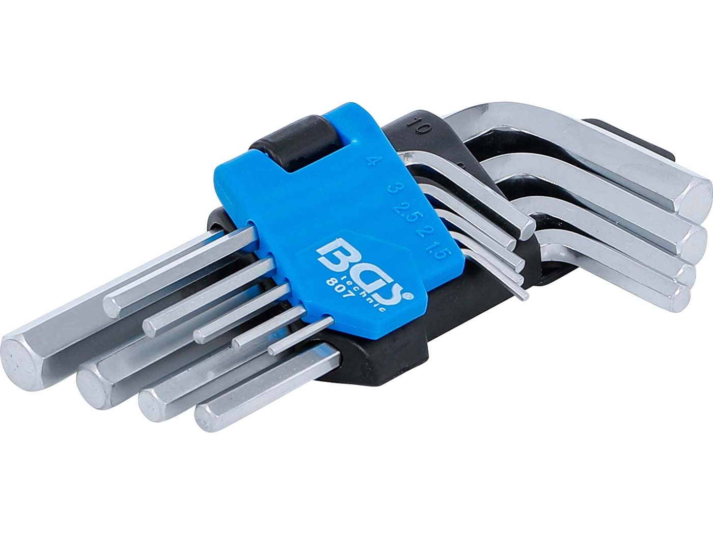 BGS technic Sada imbusových klíčů 1,5–10 mm 9dílná