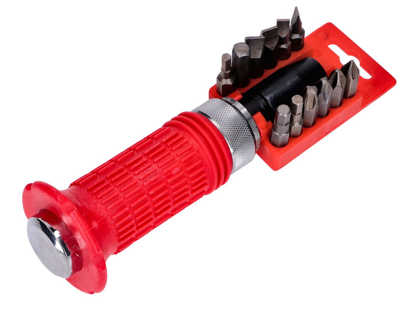 BGS technic Sada rázového šroubováku s měkčenou rukojetí, 13dílná, levý i pravý chod 55041