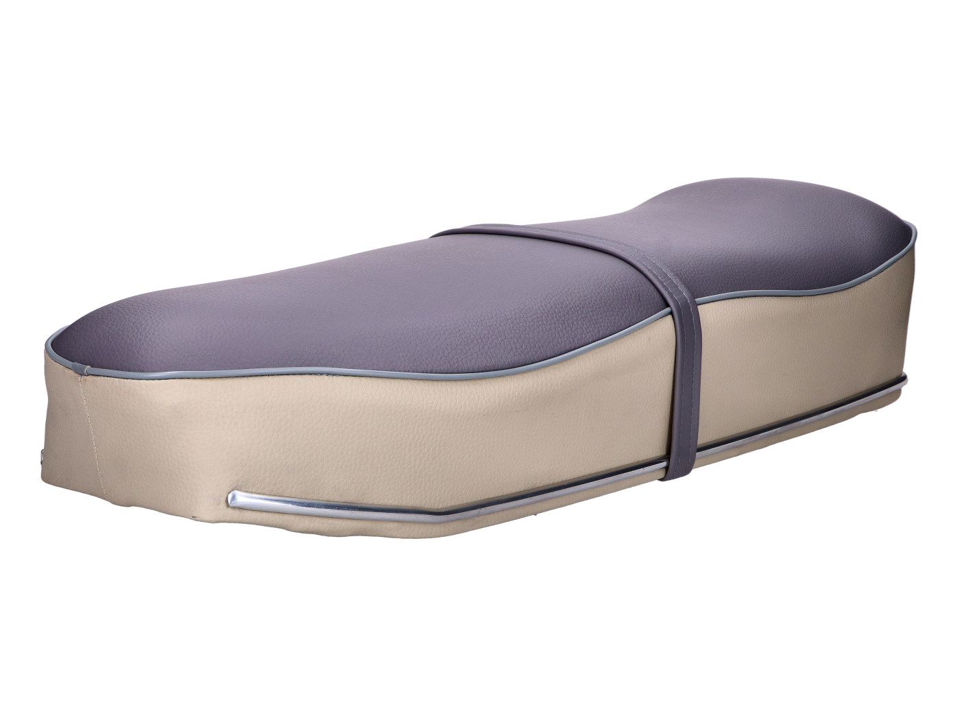 Diverse / Import Sedlo šedé/bílé 610x200x110mm pro Zündapp Sport Combinette Typ 510, 433, 55060