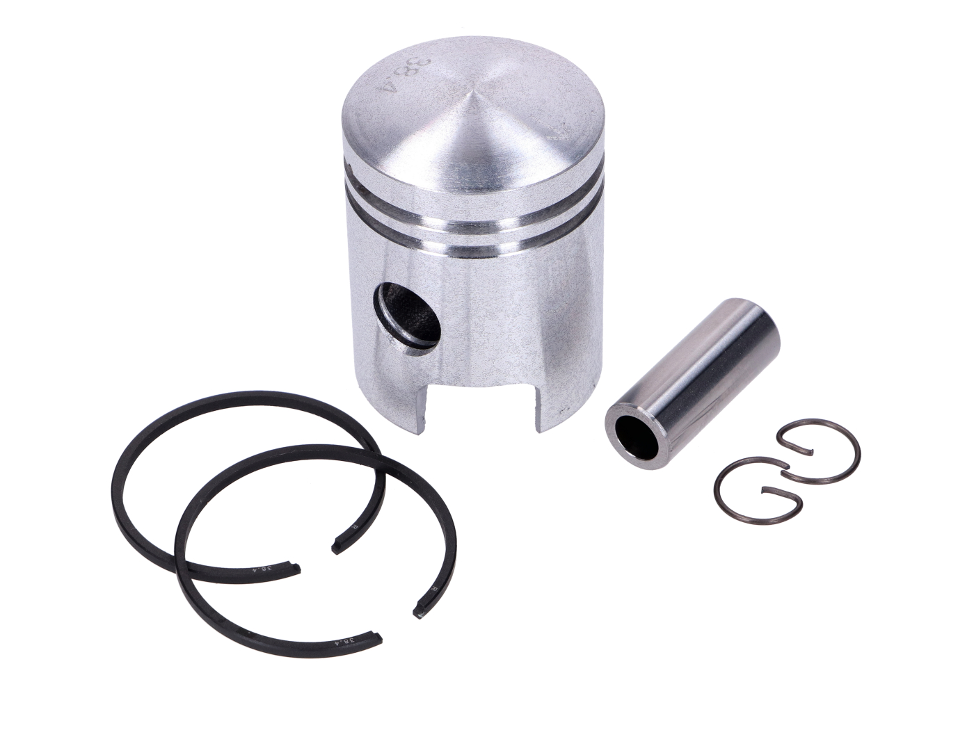 Diverse / Import Pístní sada hliníková 38,40mm s 12mm pístním čepem pro Piaggio Vespa Ciao, Citta MG00064150