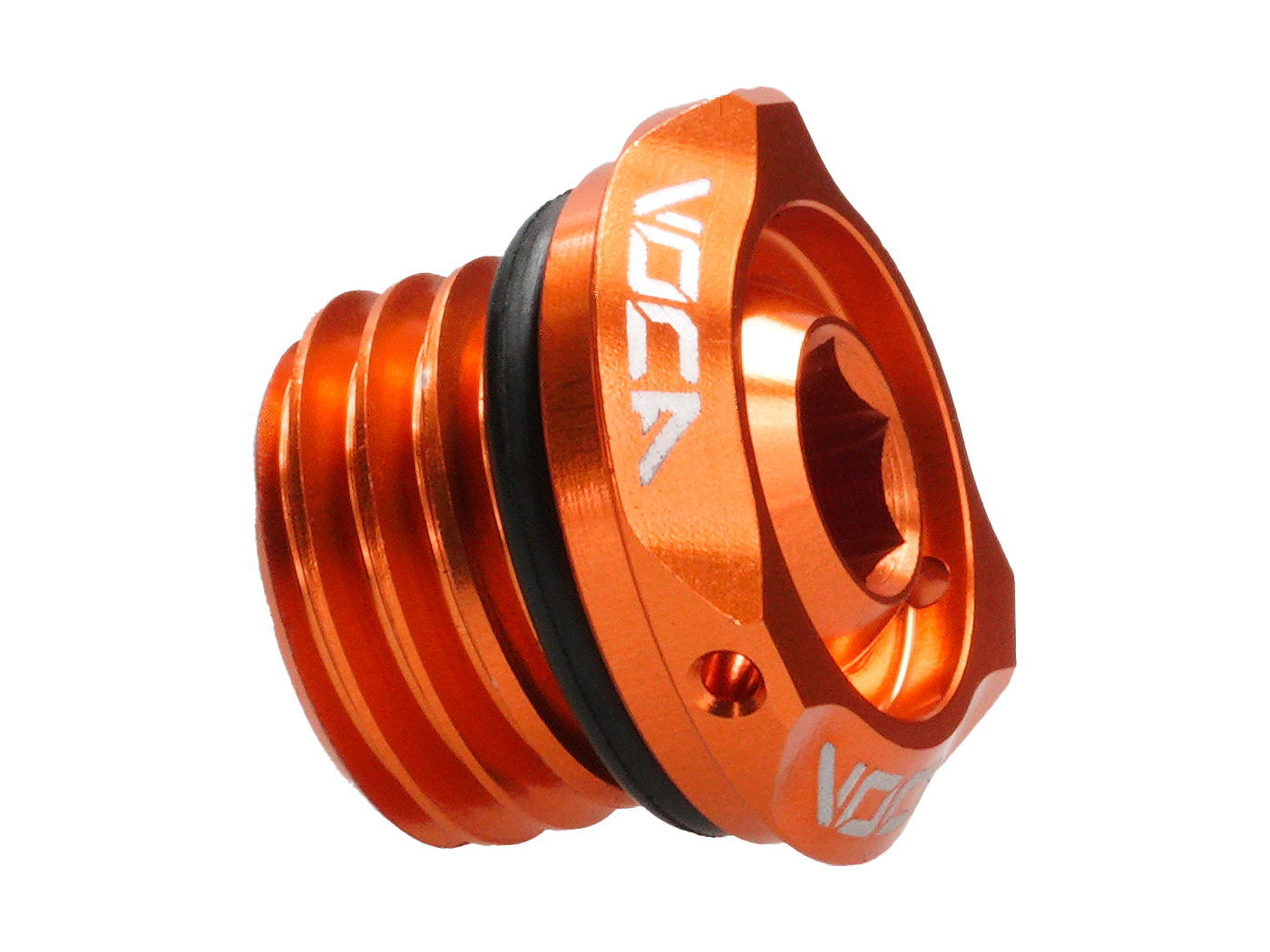 Voca Racing Zátka olejového plnění VOCA V2 CNC oranžová pro Minarelli AM, Generic, KSR-Moto VCR-SD9188.V2/OR