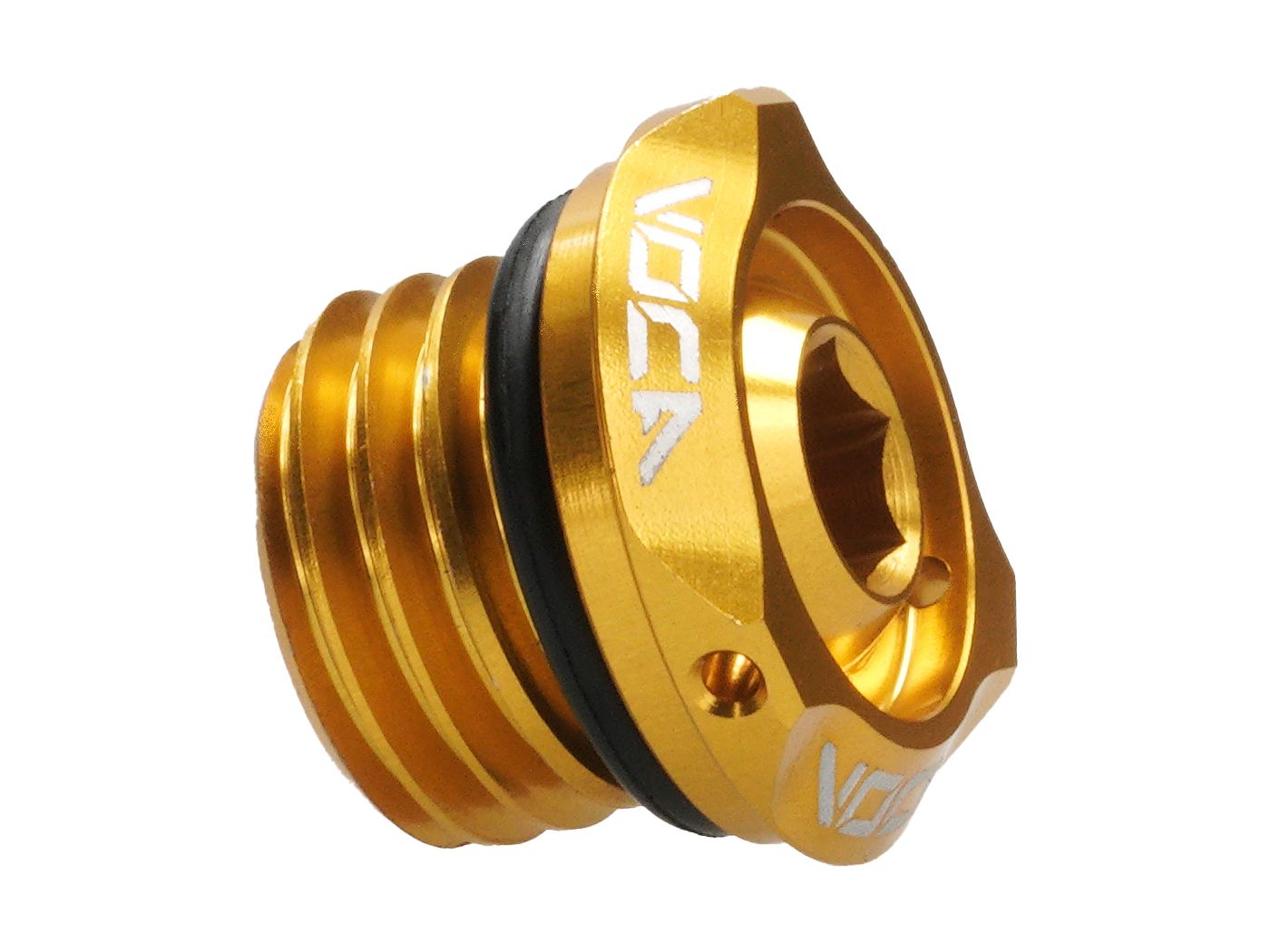 Voca Racing Olejová zátka VOCA V2 CNC zlatá pro Derbi EBE050 D50B0 VCR-SD9192.V2/GO
