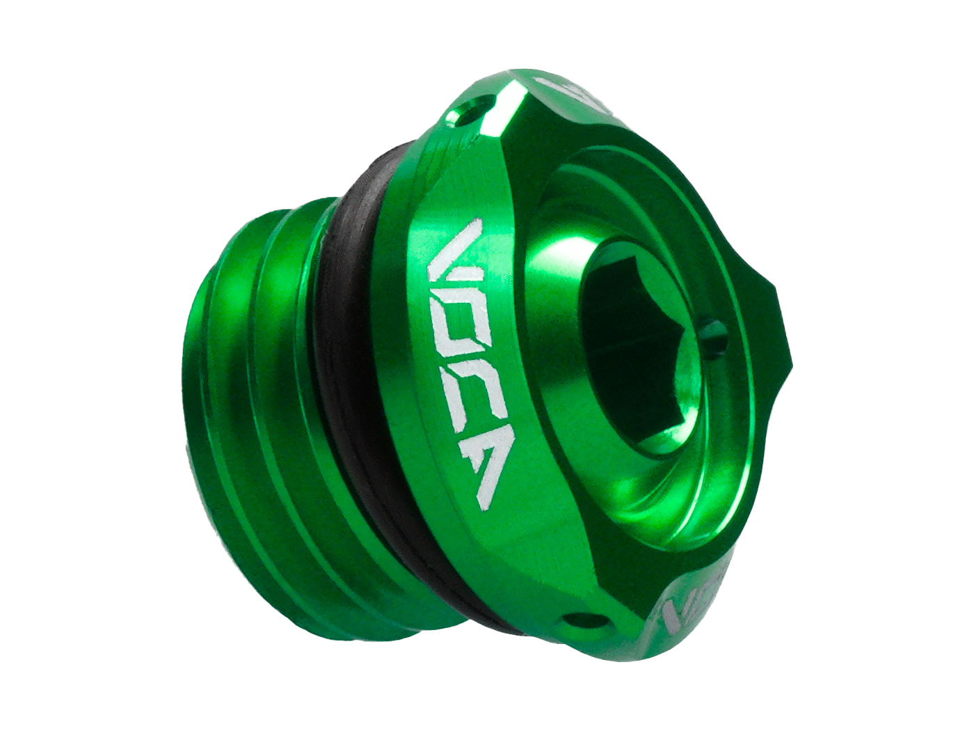 Voca Racing Víčko oleje VOCA V2 CNC zelené pro Derbi EBE050 D50B0 VCR-SD9192.V2/GR