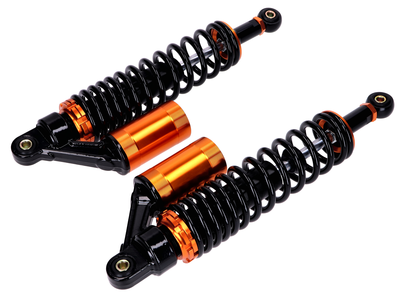 Diverse / Import Sada plynových tlumičů 360 mm, nastavitelná, černá / měděná, pro Simson KR51/2, S50, S51, S70, SR4-3, SR4-4, SR50, SR80 MG00025318