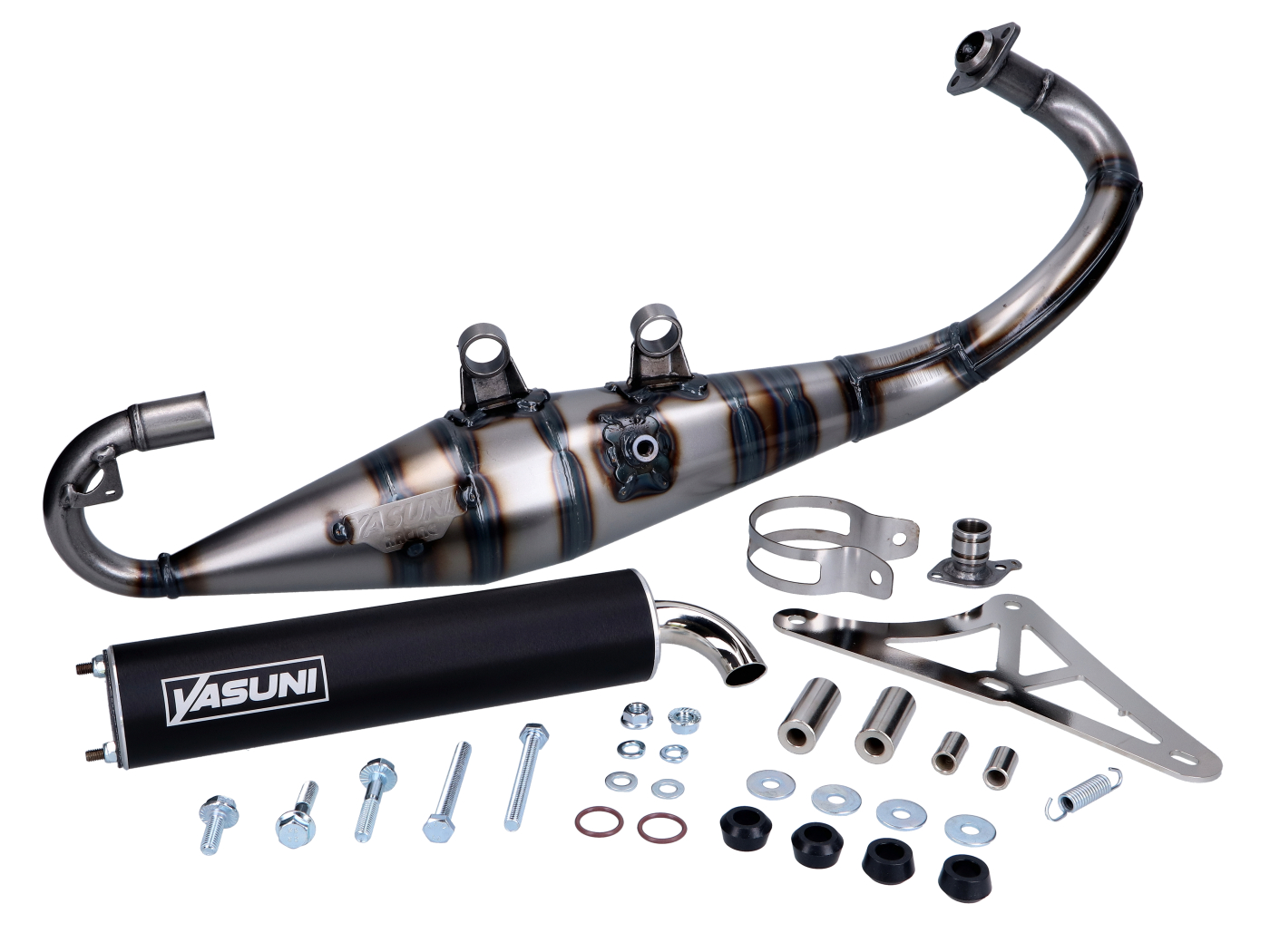 Výfuk Yasuni R-PRO černý pro Piaggio YA420B-RPRO