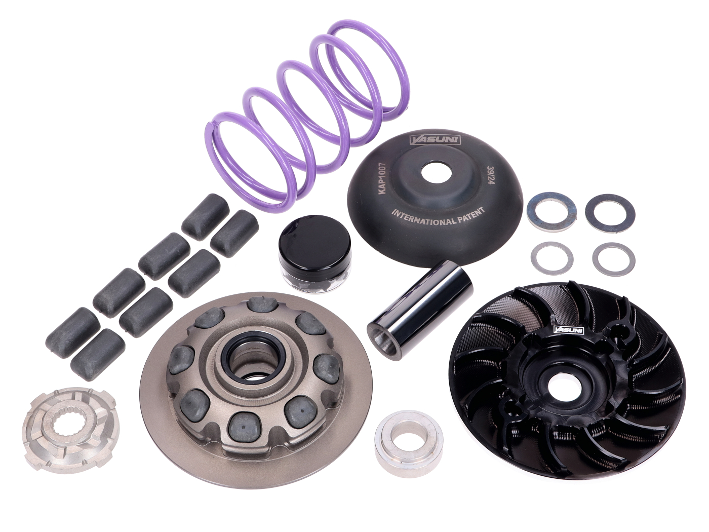 Variátor Yasuni HPRACE Axial 100 ccm pro Piaggio, Minarelli (hřídel 14,8 mm) YASHPR105PIM