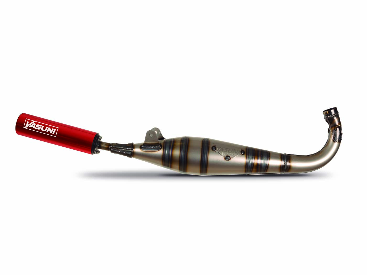 Výfuk Yasuni červený pro Peugeot 103 SP/RCX YA1001-2TE