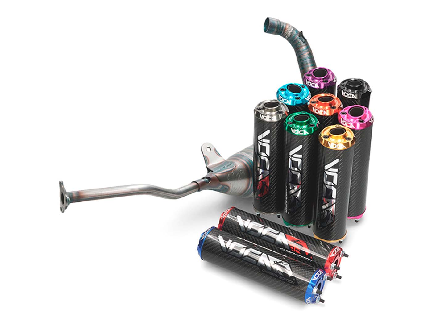 Výfuk Voca Racing 80 ccm pro Yamaha TZR 2004-, Aprilia RS -1999 VCR-RD30188.05.BDY