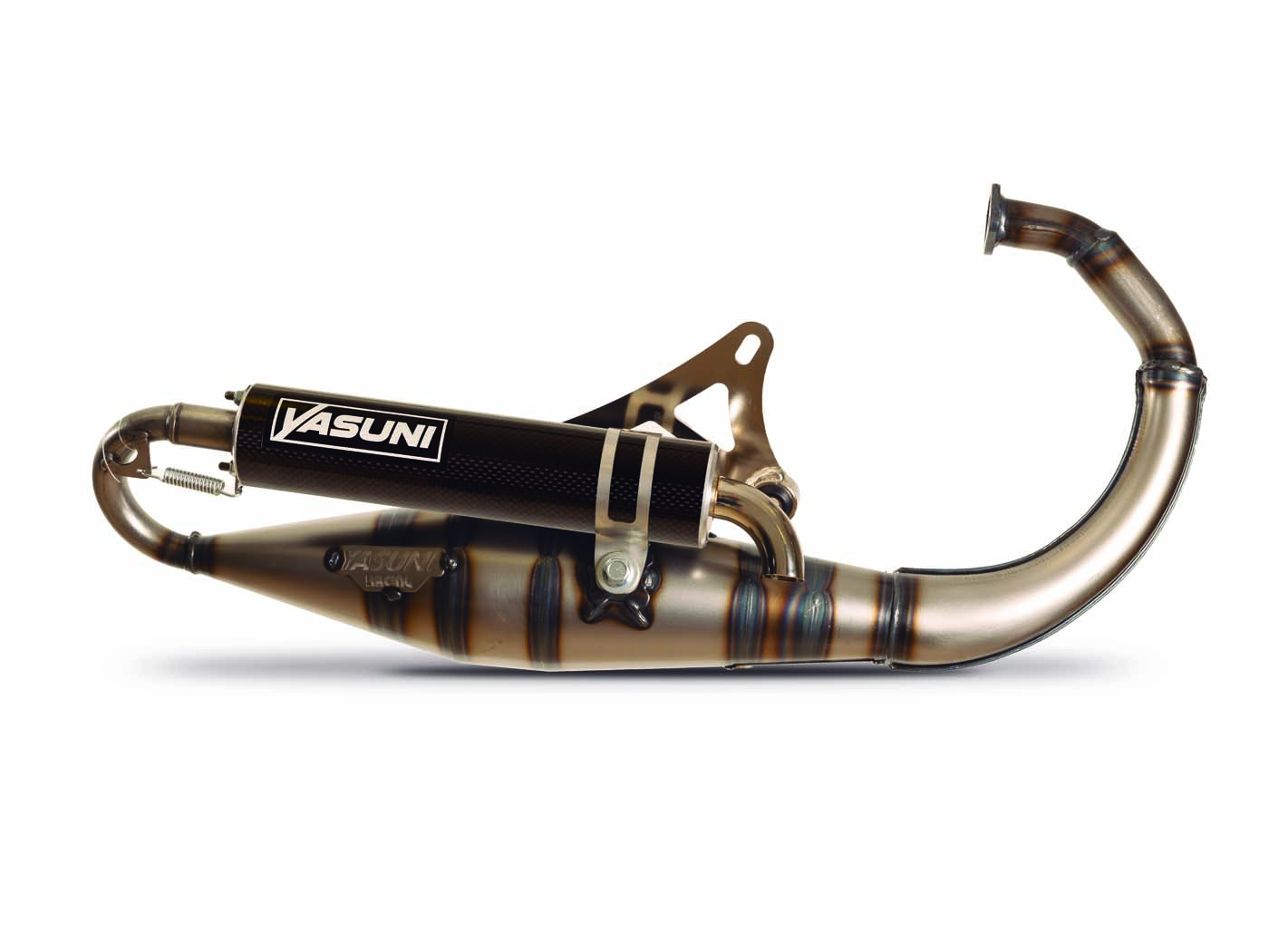 Výfuk Yasuni R-PRO v karbonovém vzhledu pro Minarelli vertical YA307C-RPRO