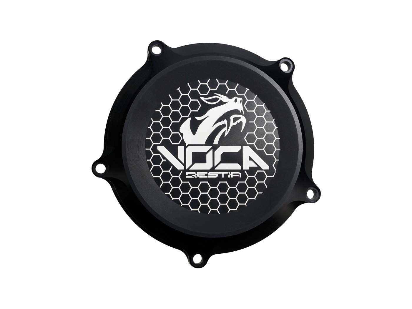 Voca Racing Kryt víka spojky Voca CNC černý pro Minarelli AM6 VCR-RD19188COVER3/BK