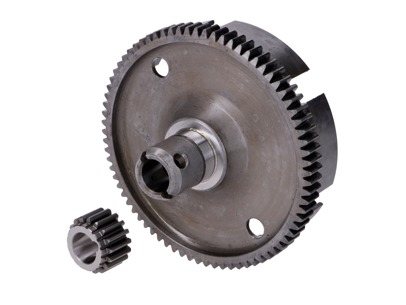 Spojkový koš s hnacím pastorkem Top Racing 76/17Z s přímým ozubením pro Zündapp 4 55099