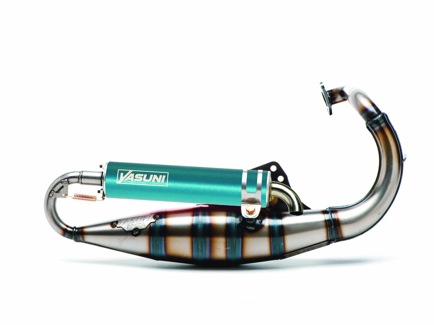 Výfuk Yasuni R modrý pro Buxy, Speedake, Speedfight YA1002A