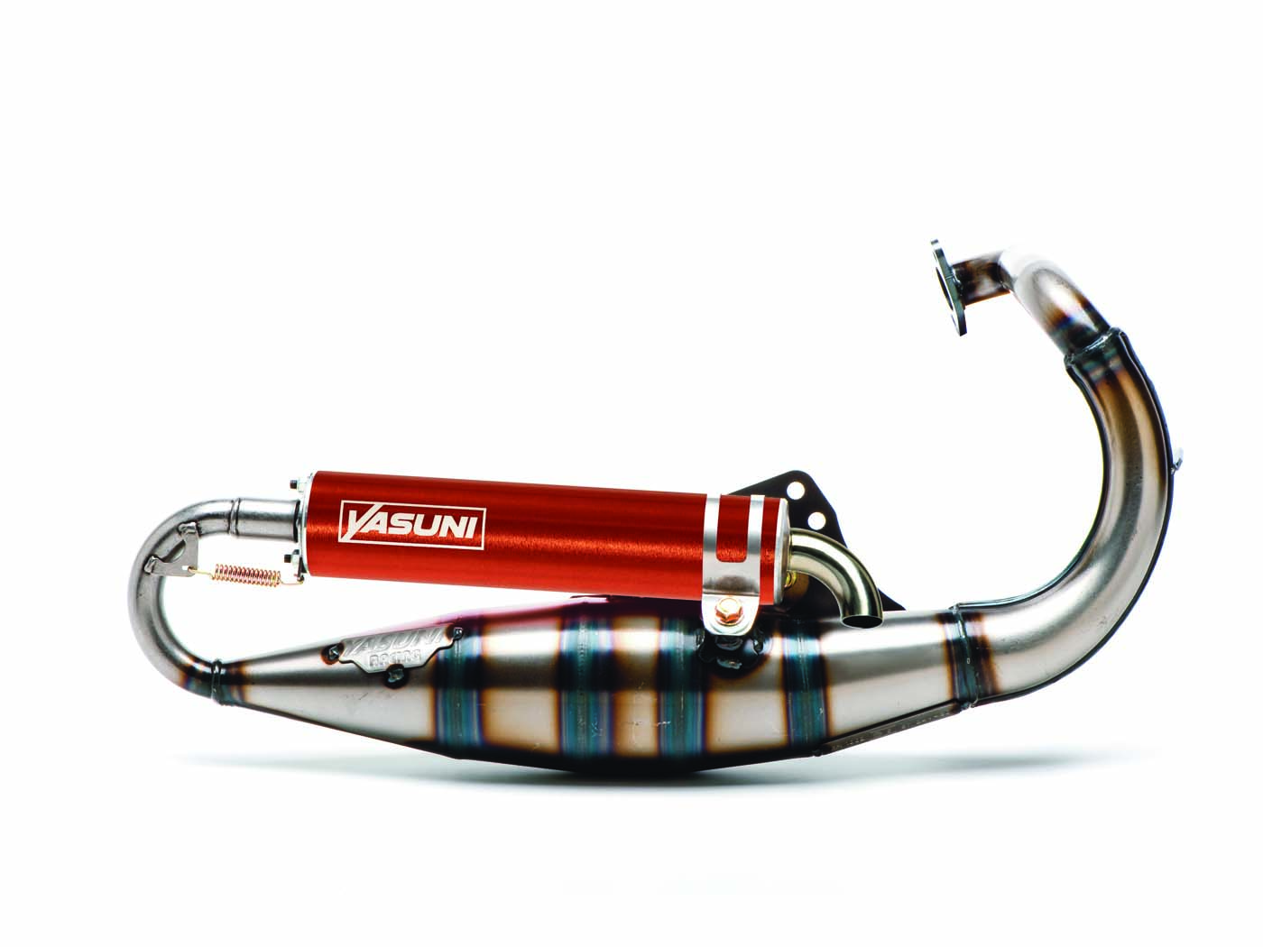 Výfuk Yasuni R oranžový pro Buxy, Speedake, Speedfight YA1002N