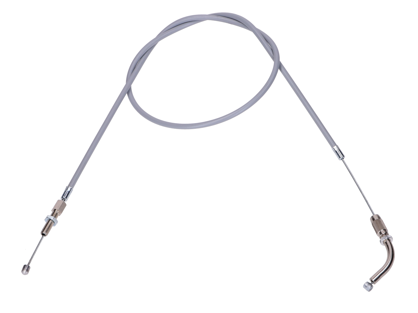 Lanko plynu MOGA šedé pro DKW Hummel Super, Zweirad Union Victoria MG00084414