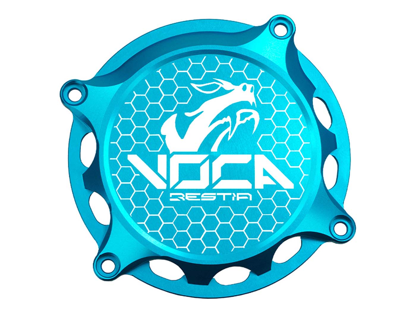 Voca Racing Kryt zapalování Voca CNC tyrkysový pro Minarelli AM6 VCR-RD10188COVER2/CY