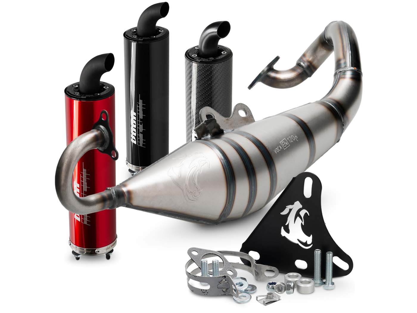 Voca Racing Výfuk Voca Sabotage V2 50/70 ccm pro Minarelli horizontal, Adly Thunderbike AC, Aprilia VCR-RD45166