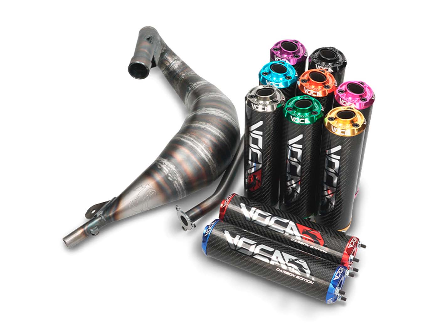 Voca Racing Výfuk Voca Cross 80/90 ccm pro Beta RR Enduro SM 2012 až 2020 VCR-RD37190