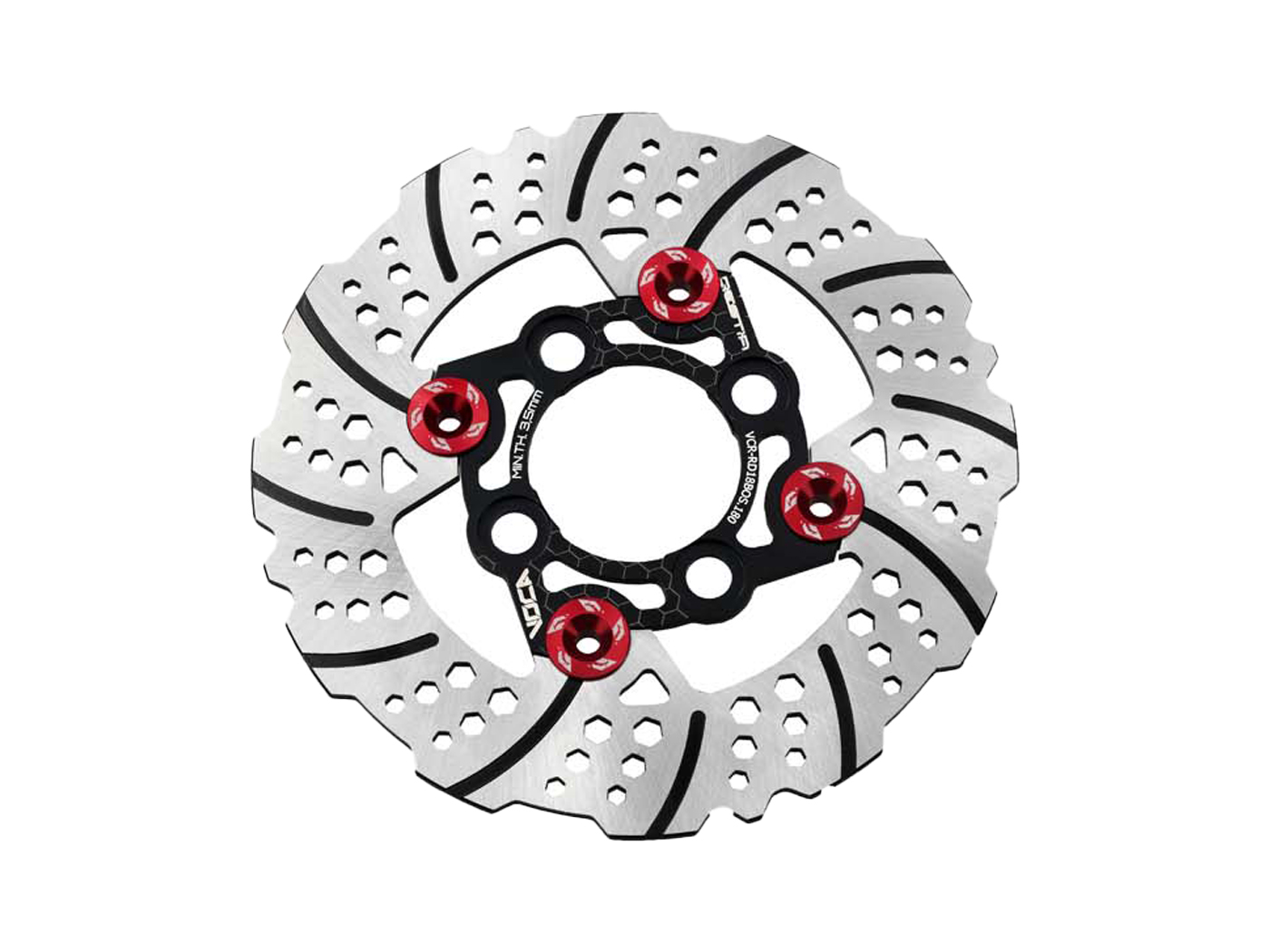 Voca Racing Brzdový kotouč Voca plovoucí 180 mm pro MBK Booster, Yamaha BWs VCR-RD18BOS.180