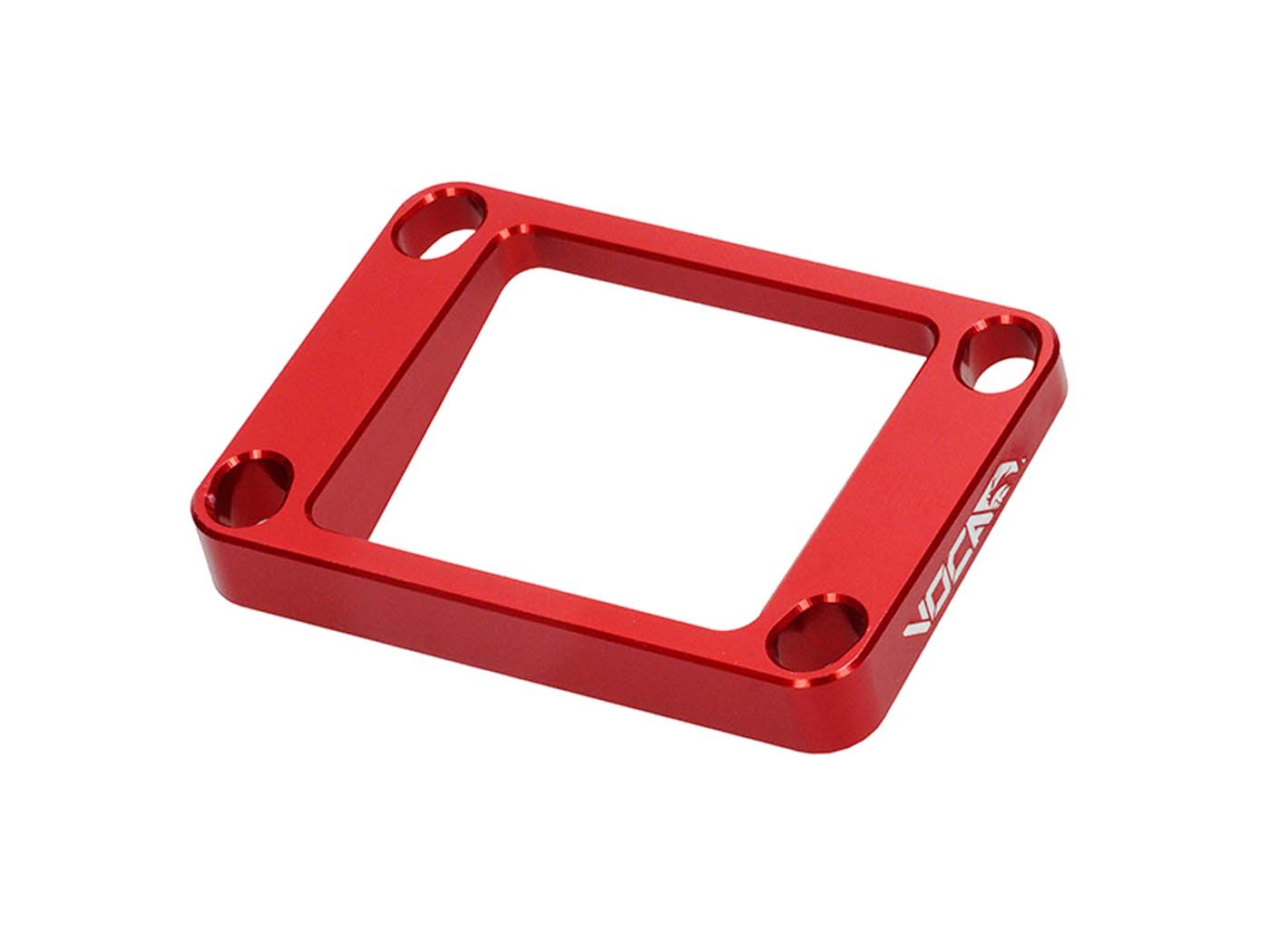 Voca Racing Distanční podložka membránového bloku Voca CNC 5° 5 mm červená pro Derbi AM6 50 VCR-RD13SPCDA0505/RE