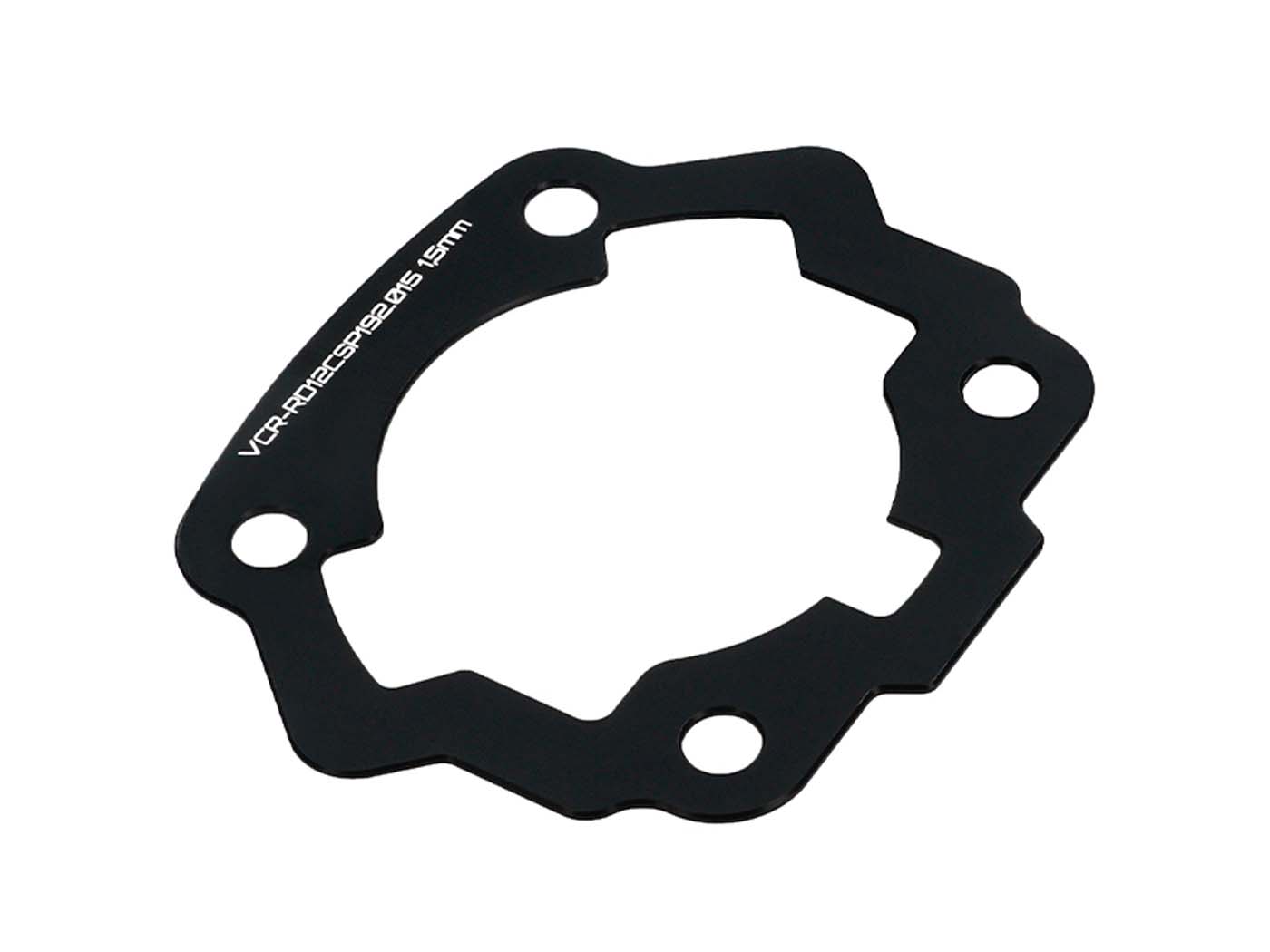 Voca Racing Podložka / distanční deska pod válec Voca CNC 50 ccm 1,5 mm pro Derbi Euro2 VCR-RD12CSP192.015