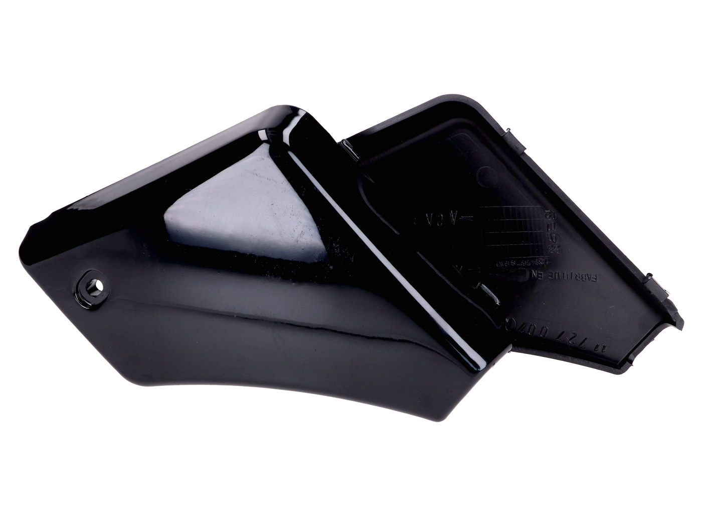 RSM Technologie Sada bočních krytů toolbox černá nelakovaná pro Peugeot 103, SPX, Vogue