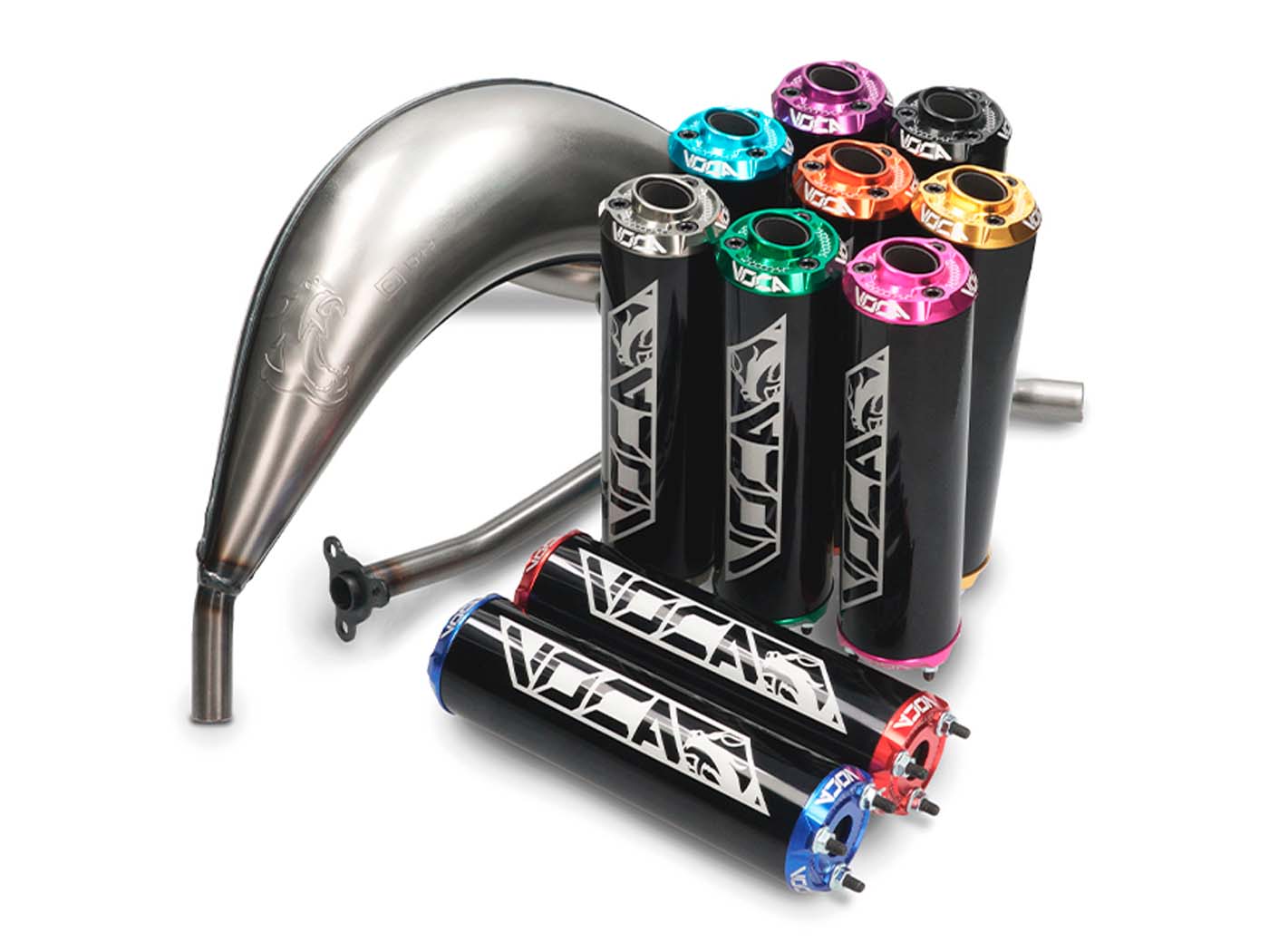 Voca Racing Výfuk Voca Cross 50/70cc pro Fantic VCR-RD39181