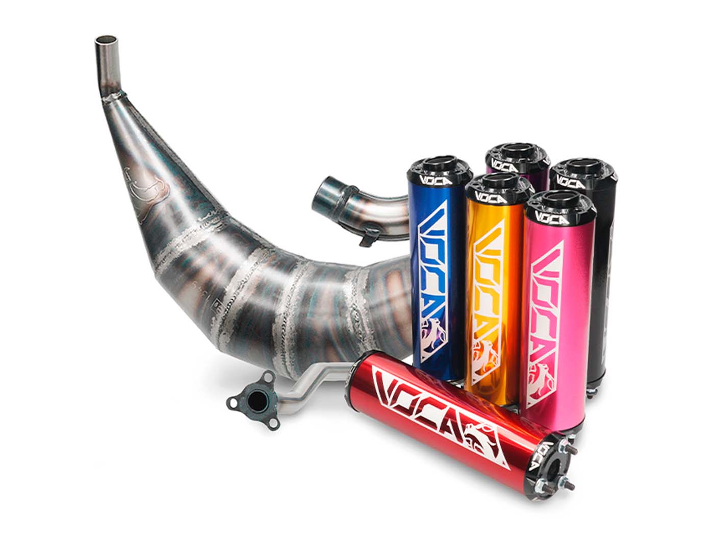 Voca Racing Výfuk Voca Cross Rookie 50/70 ccm pro Yamaha DT50, MBK X-Limit VCR-RD36183