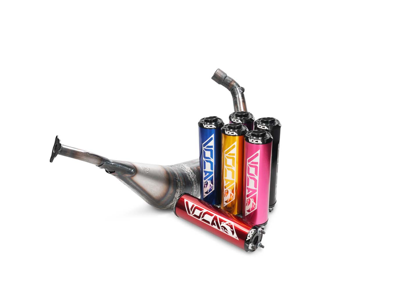 Voca Racing Výfuk Voca Warrior 50/70cc pro Derbi Senda DRD, Aprilia RX, SX VCR-RD20192