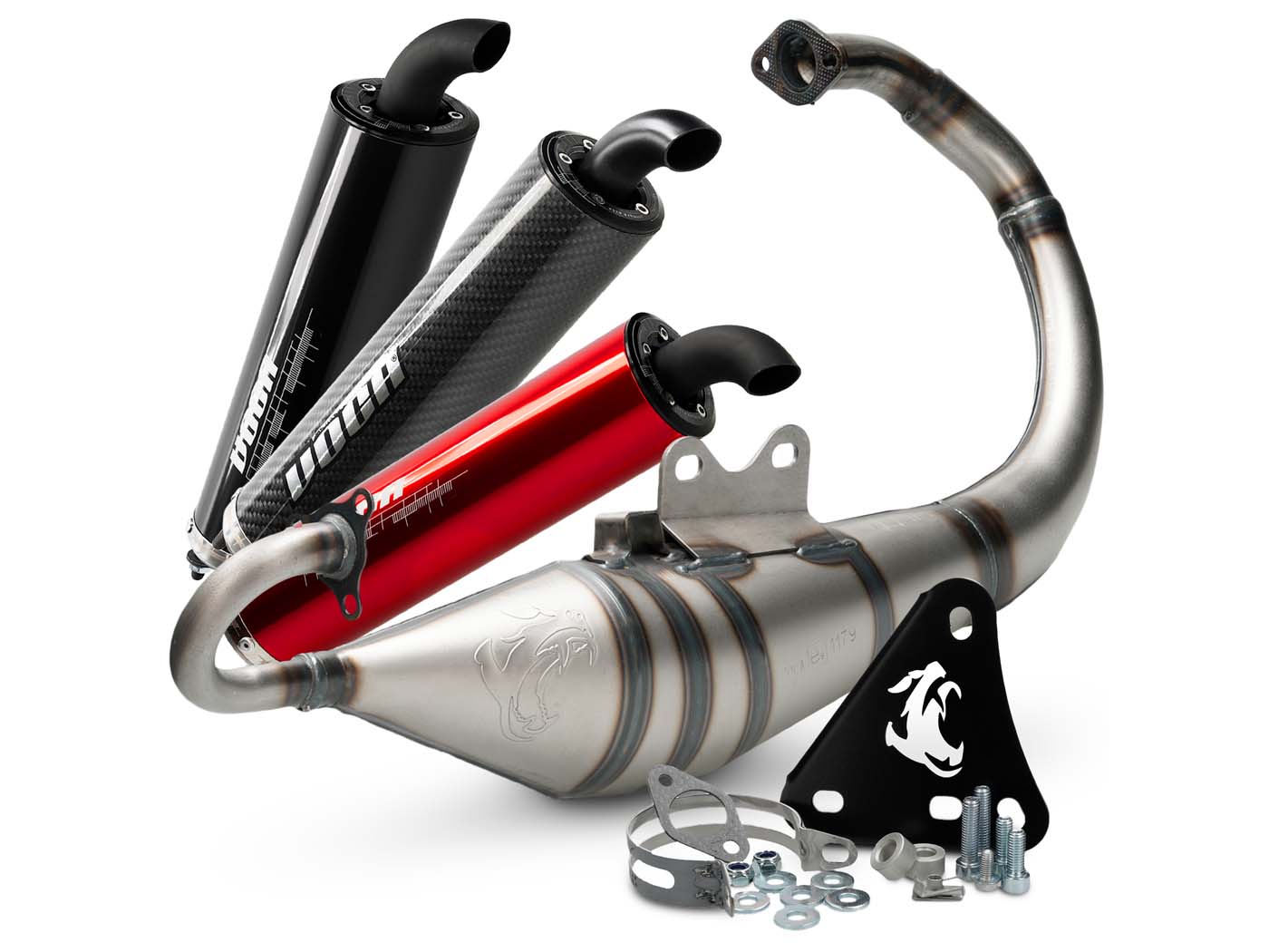 Voca Racing Výfuk Voca Sabotage V2 50/70cc pro Minarelli vertical VCR-RD45168