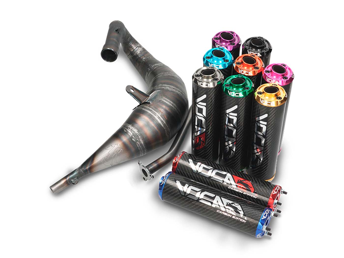 Voca Racing Výfuk Voca Cross 80/90 ccm pro Derbi DRD Pro VCR-RD37193