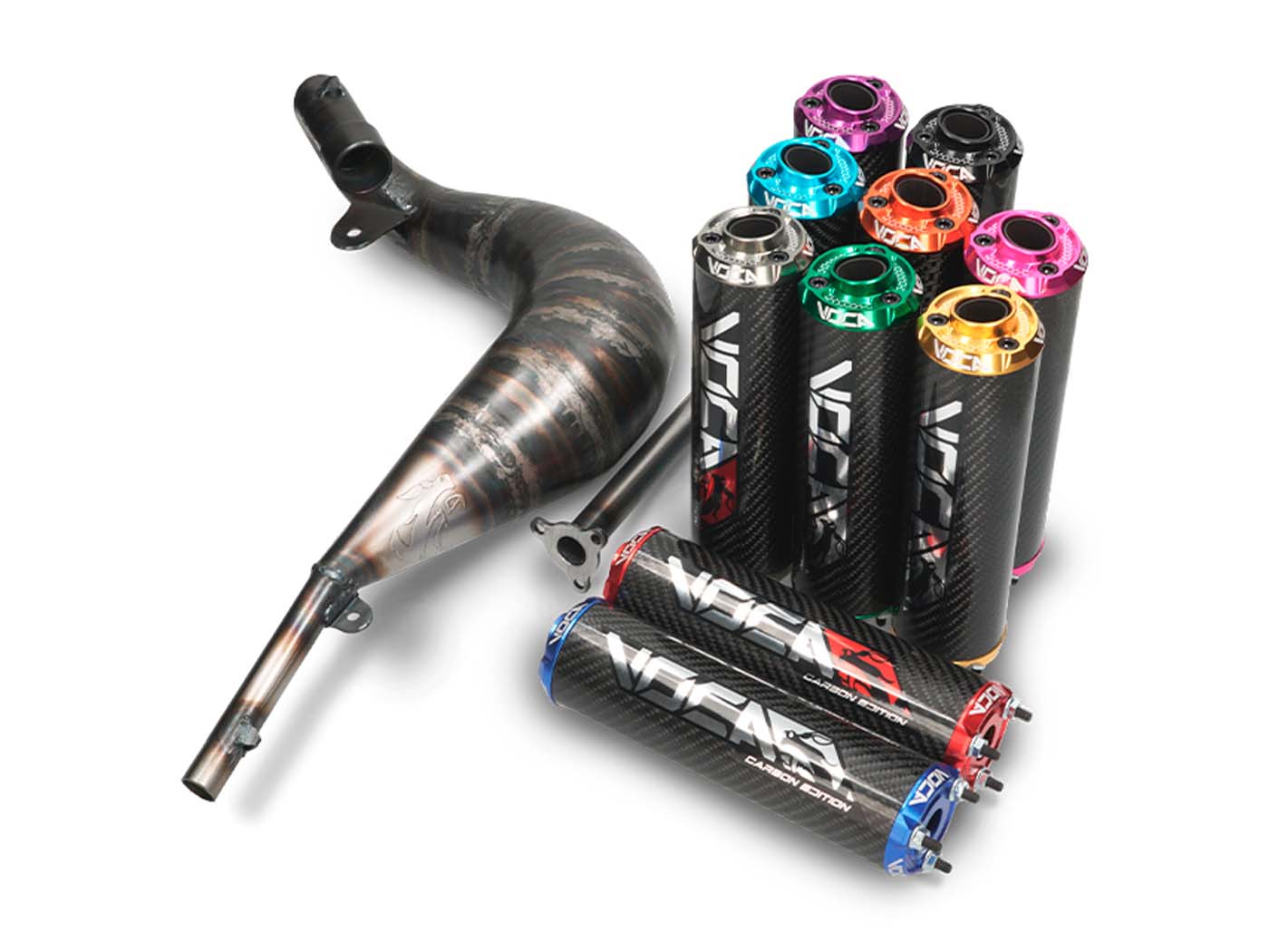 Voca Racing Výfuk Voca Cross 80/90cc pro Sherco 50 SM-R, SE-R VCR-RD37184