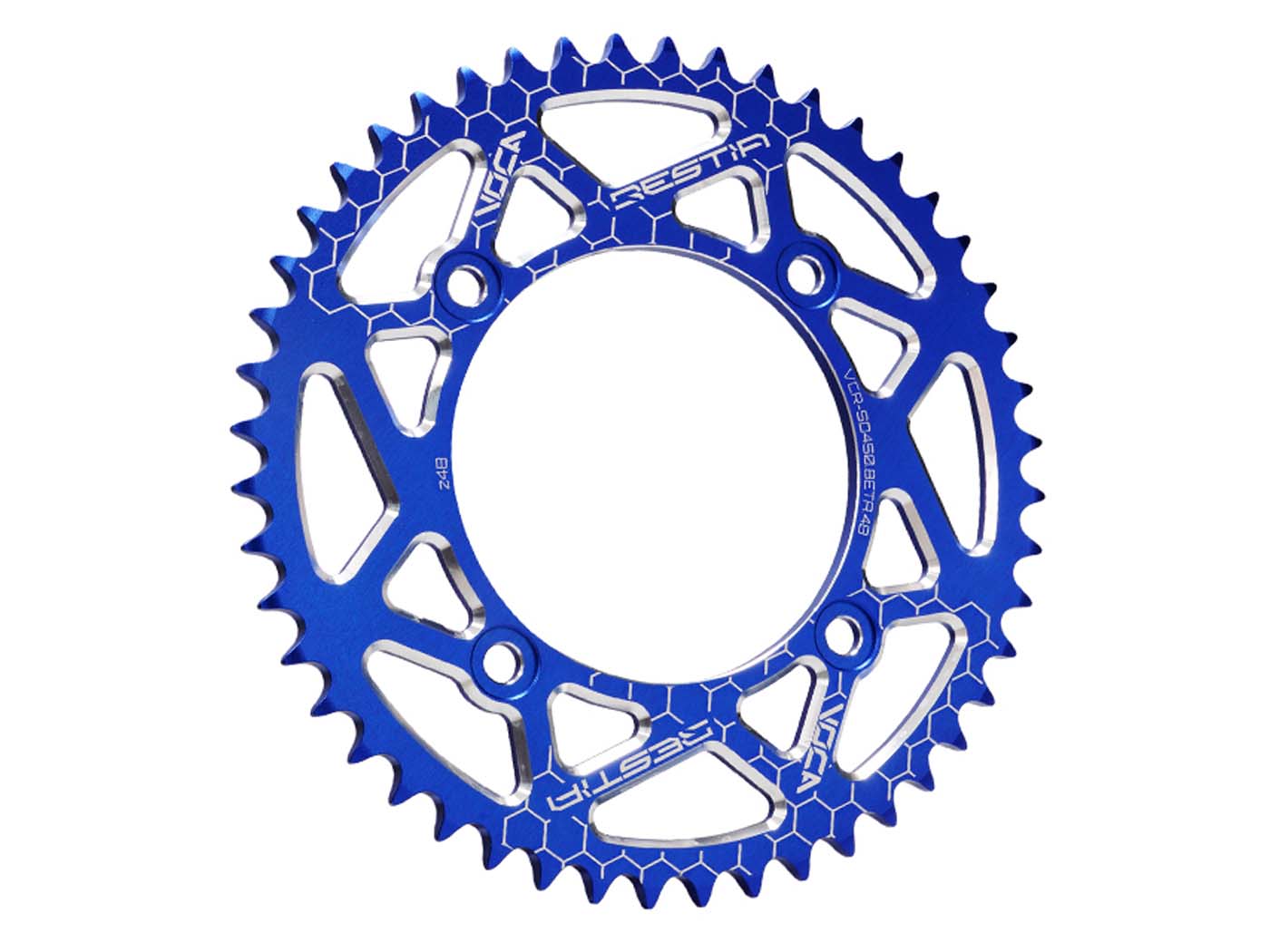 Voca Racing Rozeta Voca CNC 48 zubů 420 modrá pro Beta RR VCR-SD450.BETA.48/BL