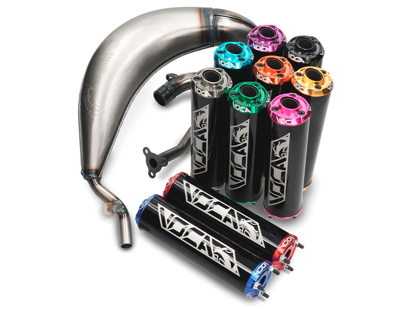 Voca Racing Výfuk Voca Cross 50/70cc pro Sherco 50 SM-R, SE-R VCR-RD39184