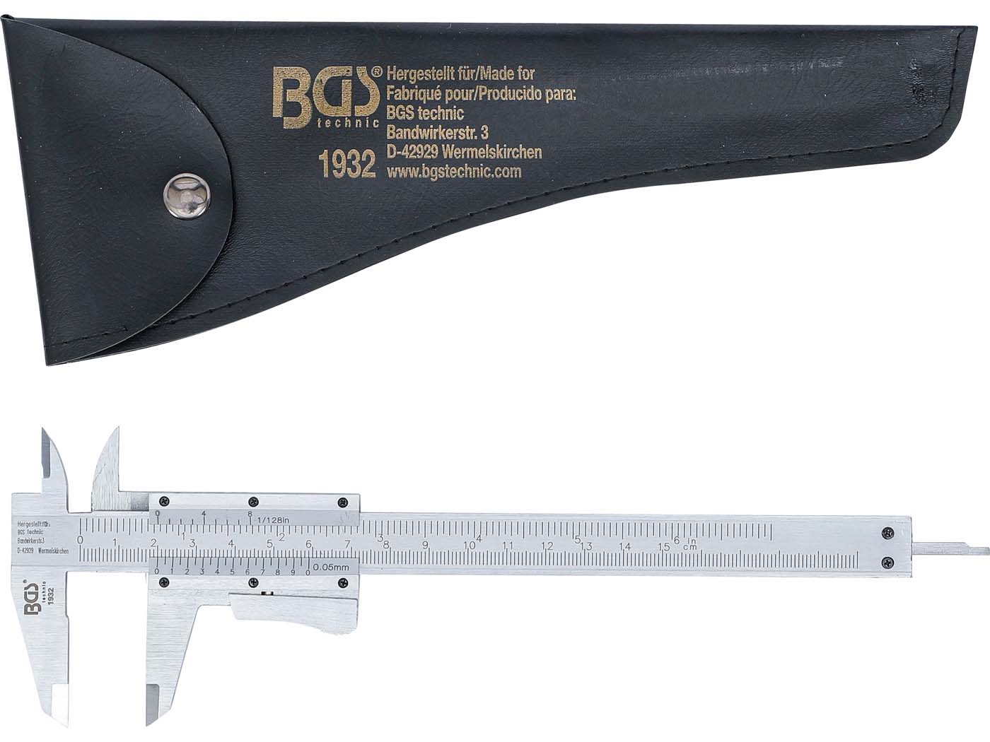 BGS technic Analogové posuvné měřítko 150 mm