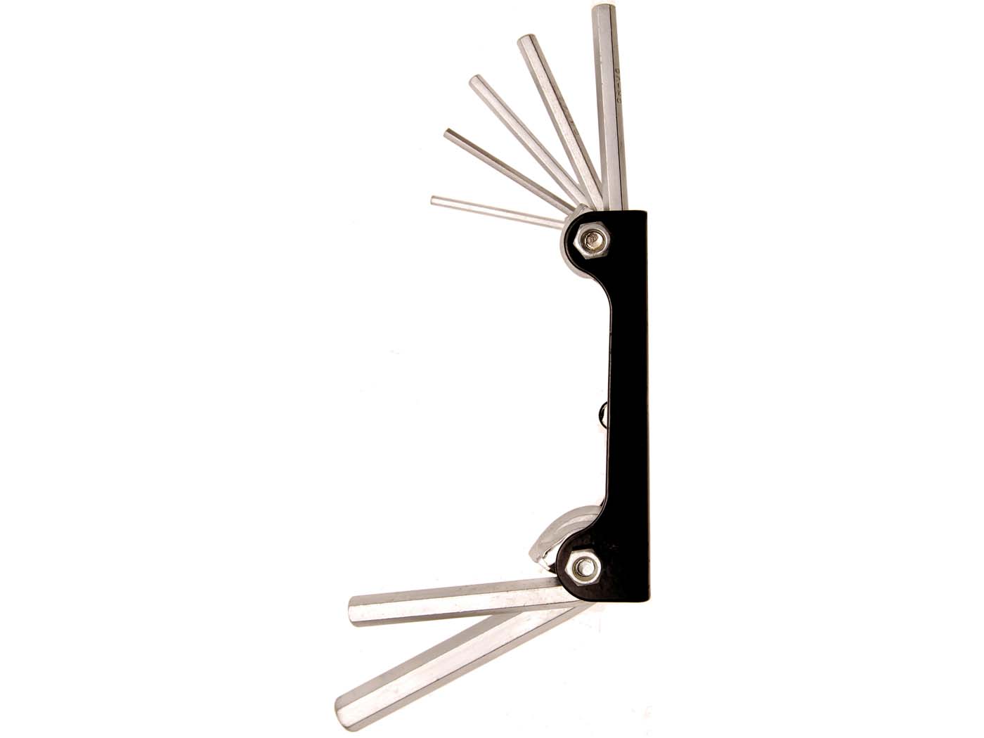 BGS technic Skládací sada imbusových klíčů 2,5–10 mm 7dílná