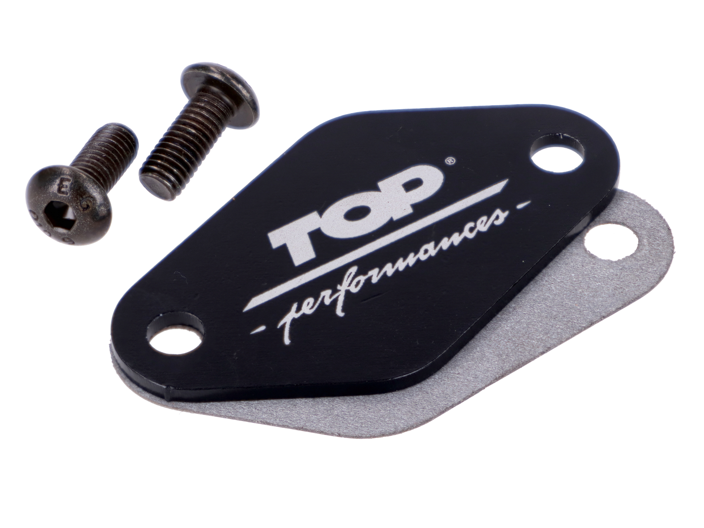 Kryt olejového čerpadla Top Performances černý pro Minarelli AM6, Derbi