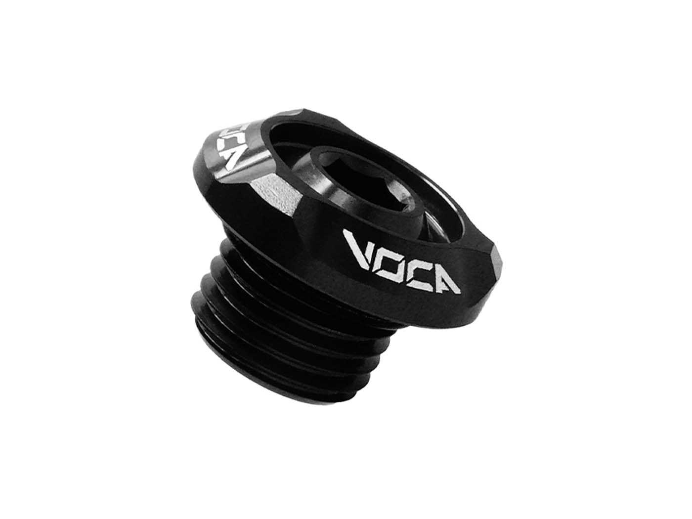Plnicí víčko oleje Voca Racing M14x1.5mm černé pro Minarelli horizontal VCR-SD9166/BK