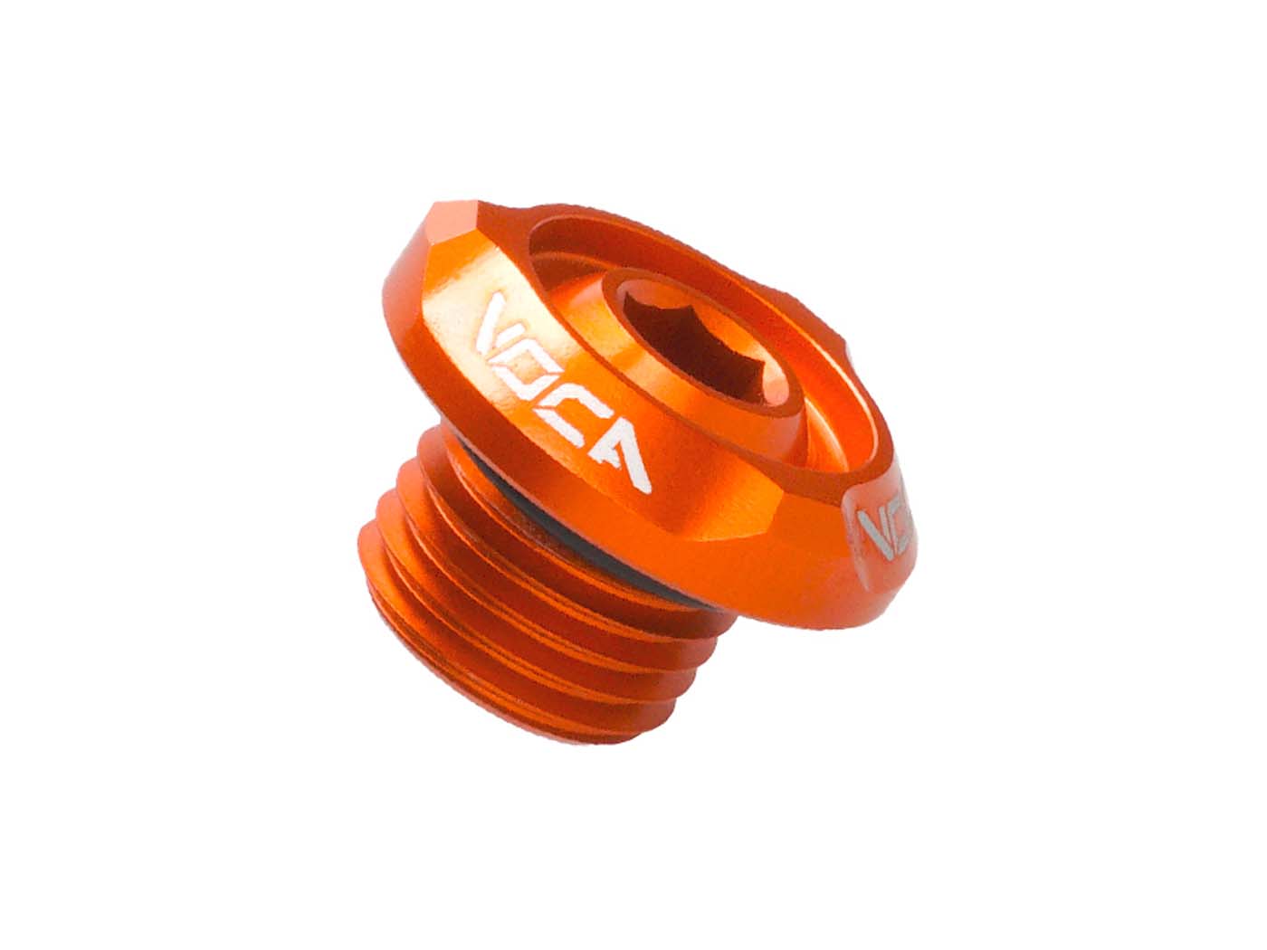 Zátka plnění oleje Voca Racing M14x1,5 mm oranžová pro Minarelli horizontal VCR-SD9166/OR