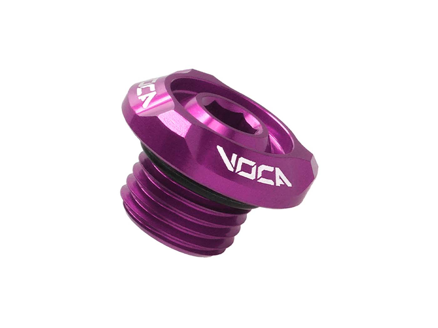 Zátka oleje Voca Racing M14x1.5mm fialová pro Minarelli horizontal VCR-SD9166/PU