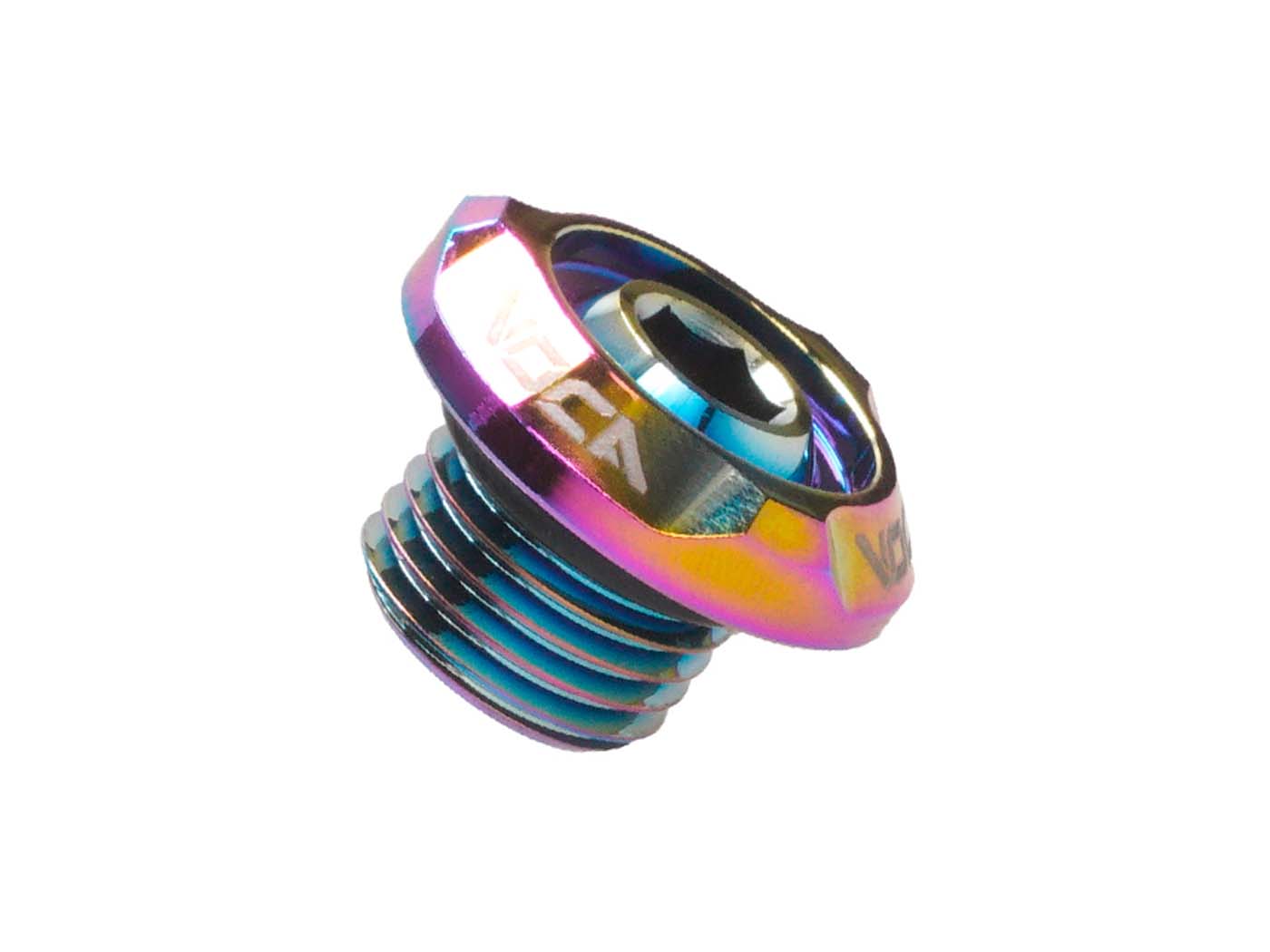 Olejová zátka Voca Racing M14x1.5mm z titanu pro Minarelli horizontal VCR-SD9166/TI