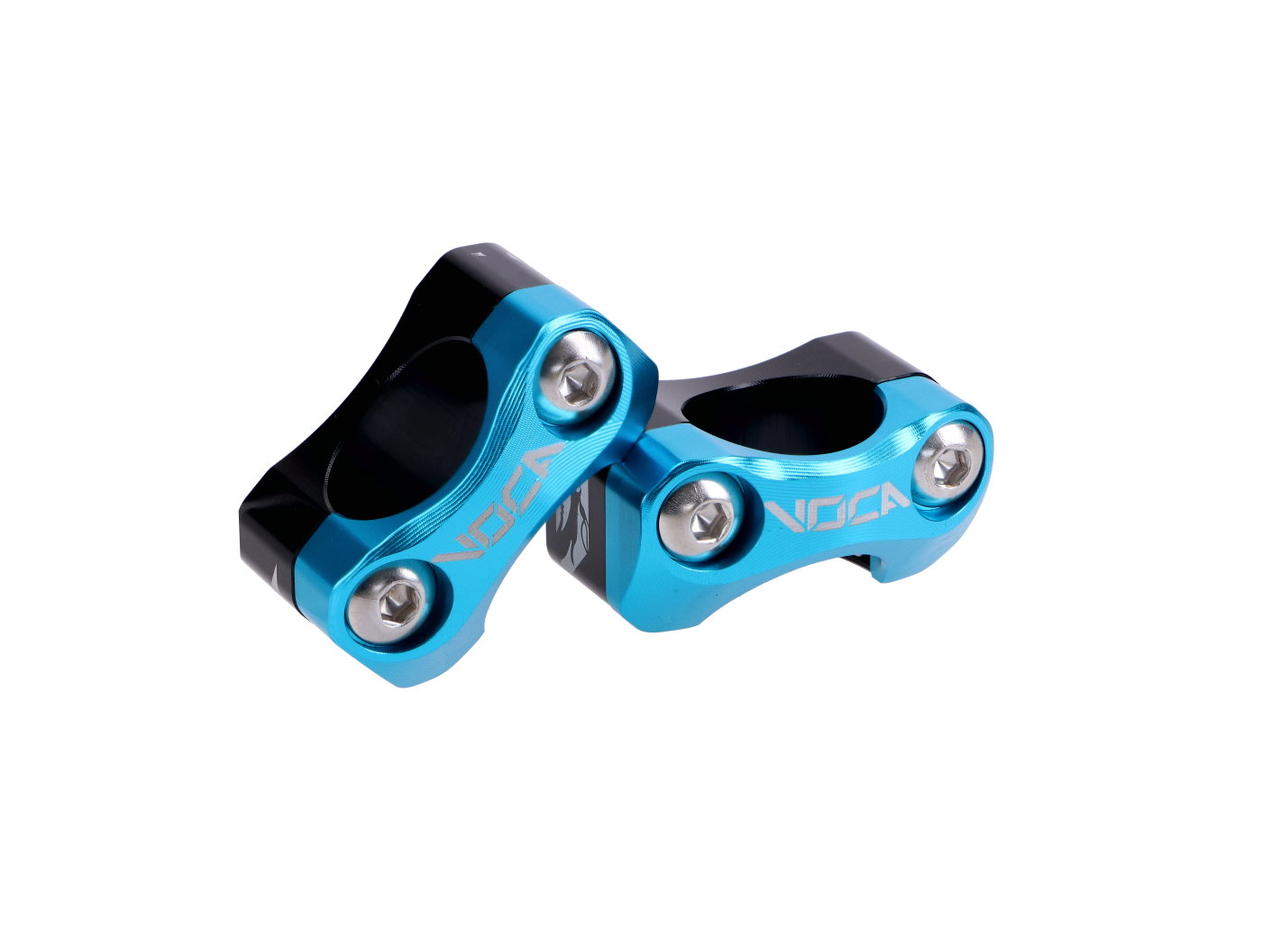 Voca Racing Objímka řídítek Montážní sada řídítek VOCA V2 HB28 CNC 22-28 - tyrkysová VCR-SD960.V2/CY