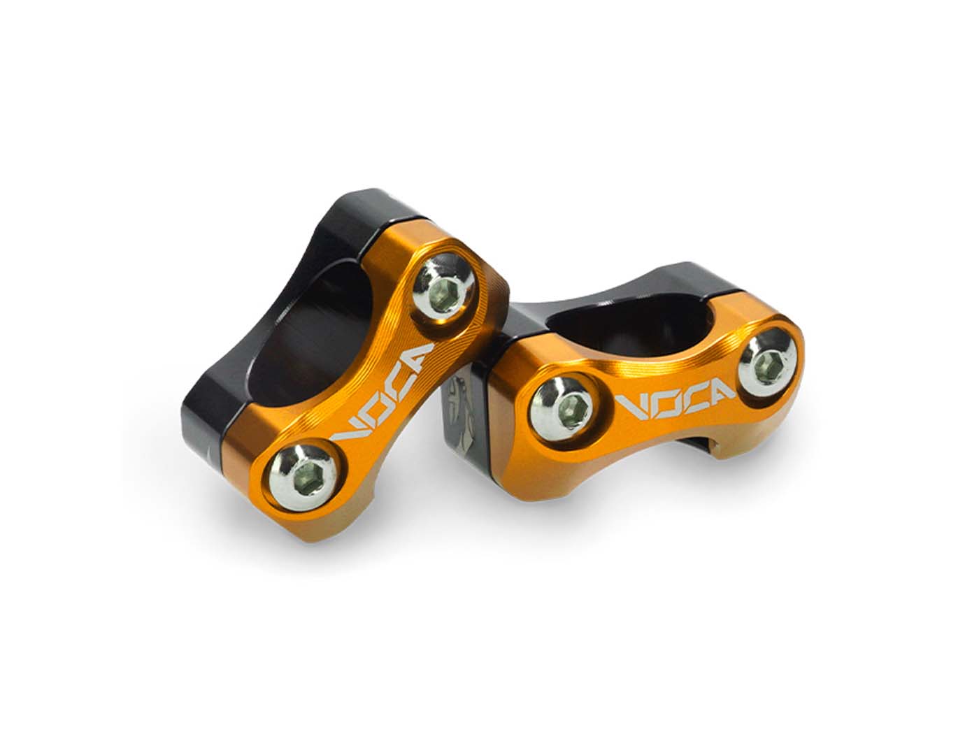 Voca Racing Objímka řídítek Montážní sada řídítek VOCA V2 HB28 CNC 22-28 - zlatá VCR-SD960.V2/GO