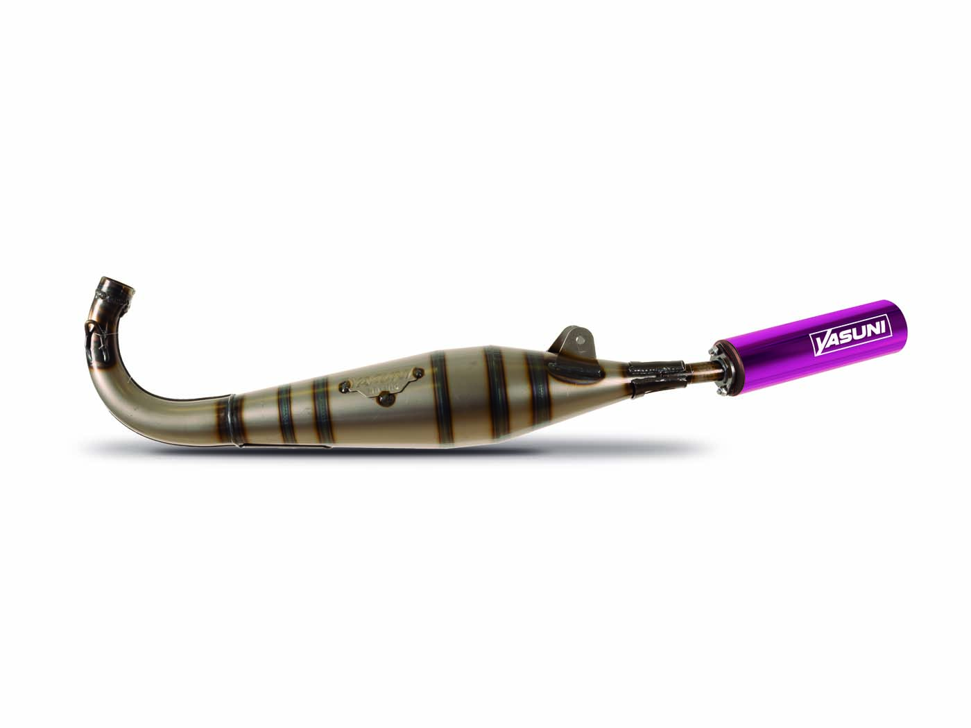 Výfuk Yasuni fialový pro Peugeot 103 SP/RCX YA1001-1TG