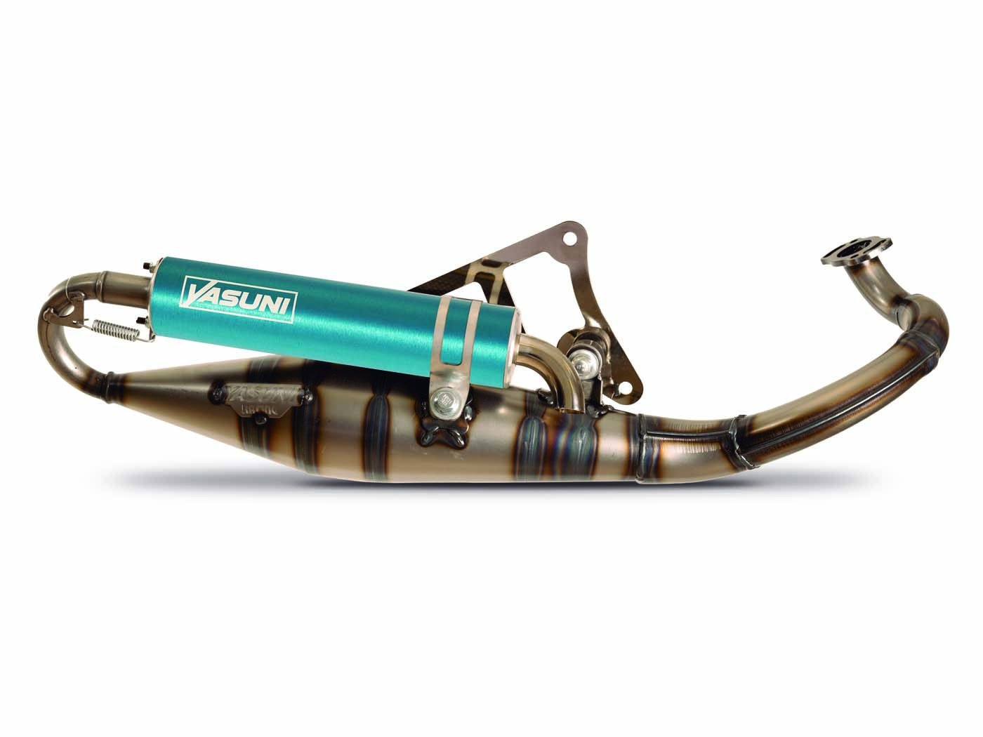 Výfuk Yasuni R-PRO modrý pro Derbi Hunter, Peugeot, Ludix, Vicaci YA225A-RPRO