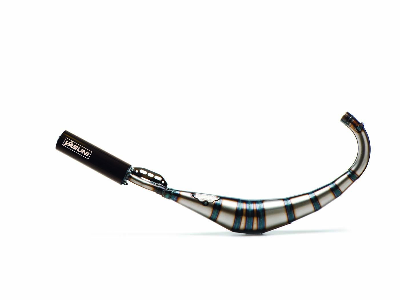 Výfuk Yasuni R2 černý pro Offroad, SM, Minarelli AM, Derbi D50B0, EBE