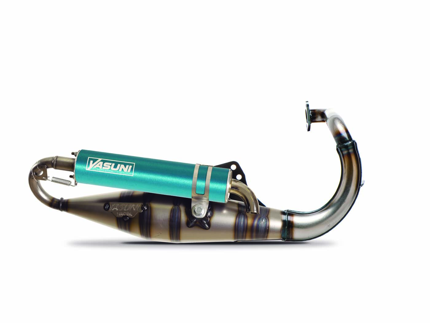 Výfuk Yasuni R-PRO modrý pro Buxy, Speedake, Speedfight YA1002A-RPRO